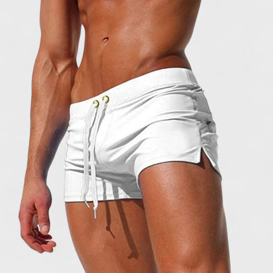 Julien | Short de bain taille basse à lacets pour homme