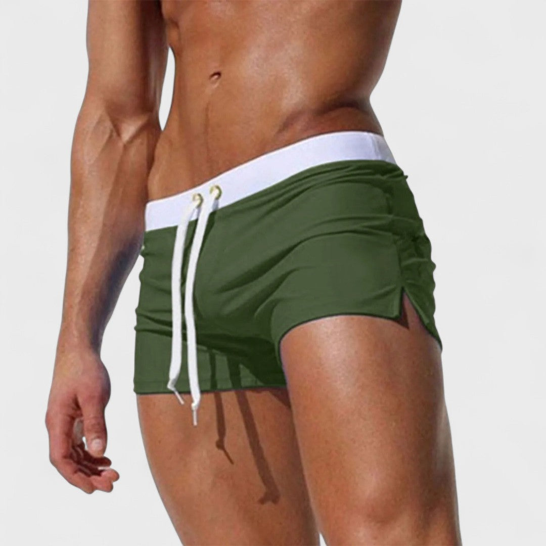 Julien | Short de bain taille basse à lacets pour homme
