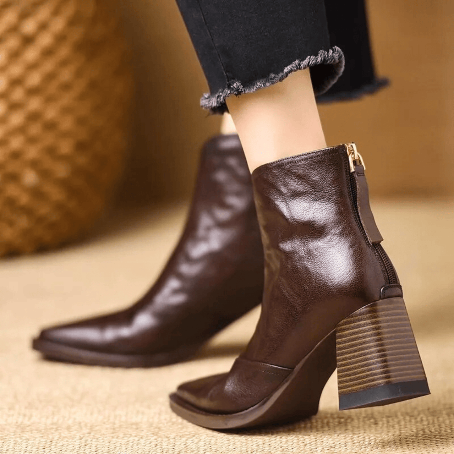 Rosalie | Bottines élégantes à talon pour femme
